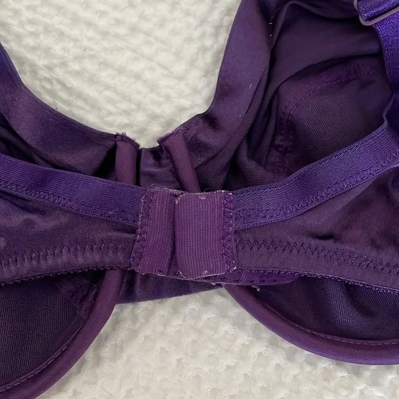 EUC Vintage 1990’s Victoria’s Secret Second Skin Satin bra 36C in purple…